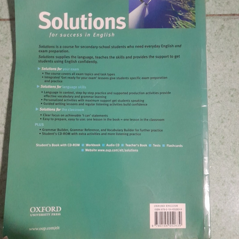Solutions Grade 7 Student's Book/ Workbook ( without CD) 496004