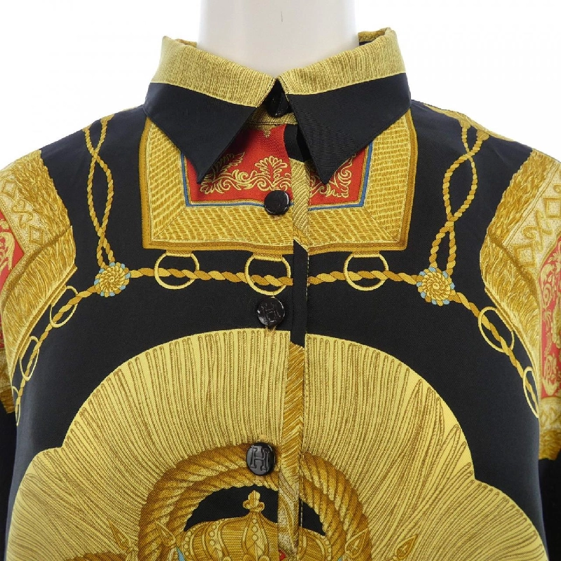 HERMES POSTE ET CAVALERIE Tơ lụa. Áo - Hàng hiệu Chính hãng 824127