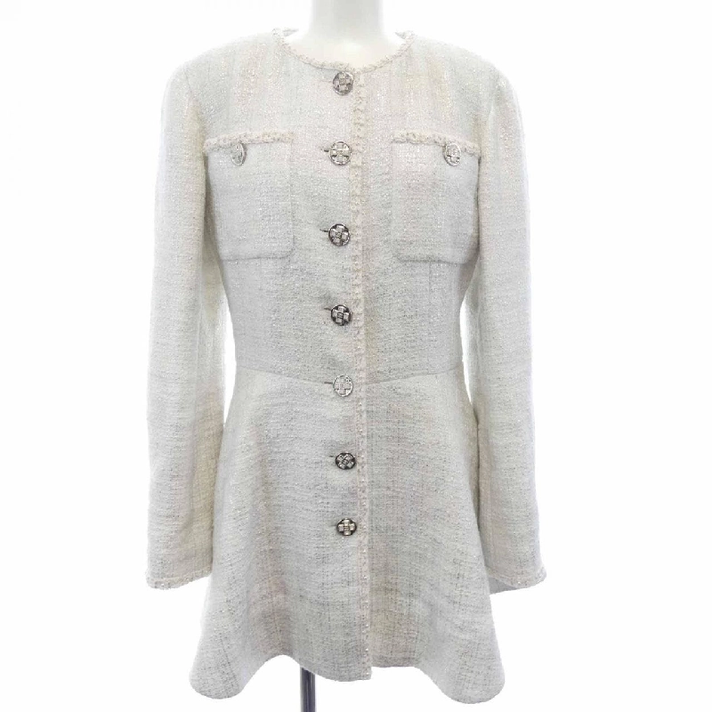 Jacket không cổ CHANEL P74926V66272 23S 631964