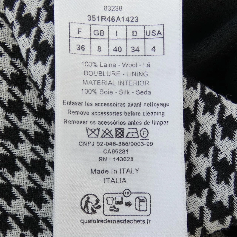 【Mã giảm giá】Christian Dior CHRISTIAN DIOR Đầm 652165