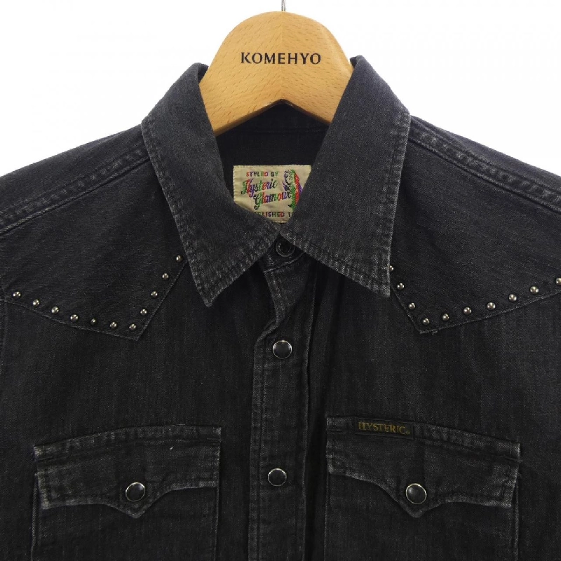 【Mã giảm giá】HYSTERIC GLAMOUR Áo sơ mi 638510