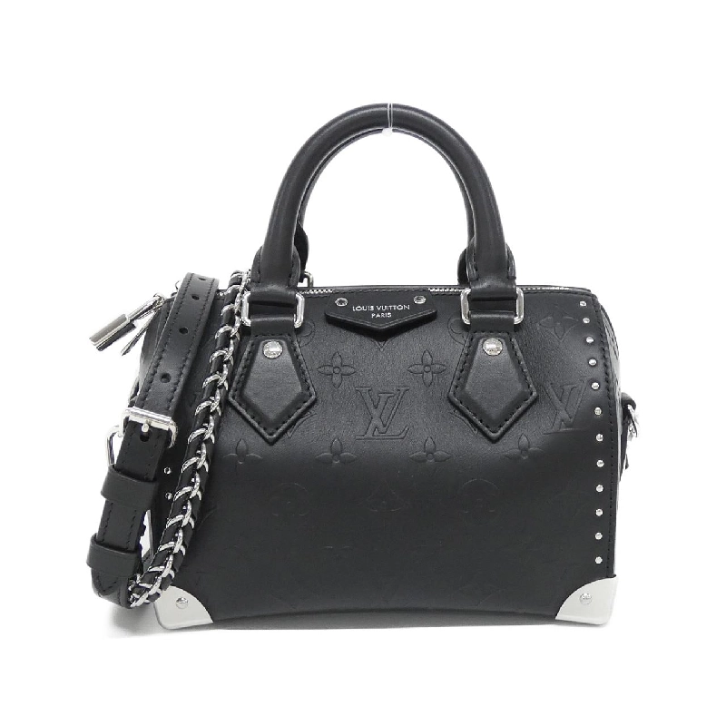 Túi xách Boston Louis Vuitton Monogram Shadow Speedy Trunk 20cm M14575 614184