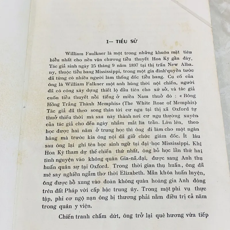 WILLIAM FAULKNER - CUỘC ĐỜI VÀ TÁC PHẨM 576902