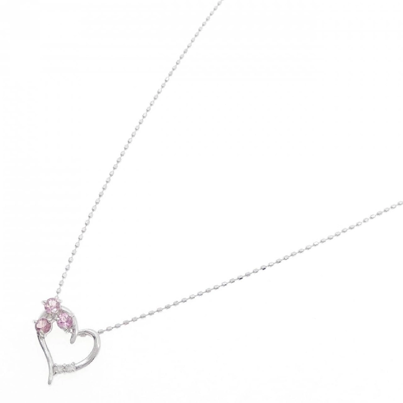 K10WG Heart Tourmaline Necklace - Hàng hiệu Authentic 858849