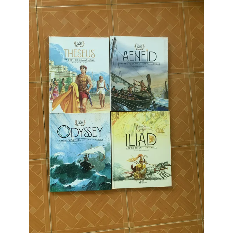 BỘ THẦN THOẠI VÀNG THESEUS - AENEID - ODYSSEY- ILIAD 1009926