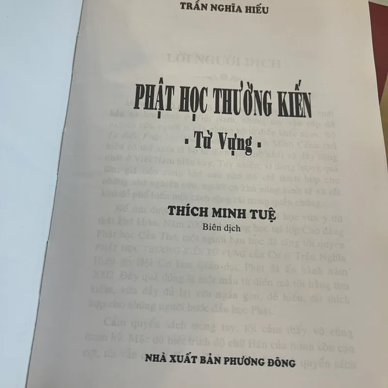 PHẬT HỌC THƯỜNG KIẾN TỪ VỰNG (BÌA CỨNG) - TRẦN NGHĨA HIẾU  1028899