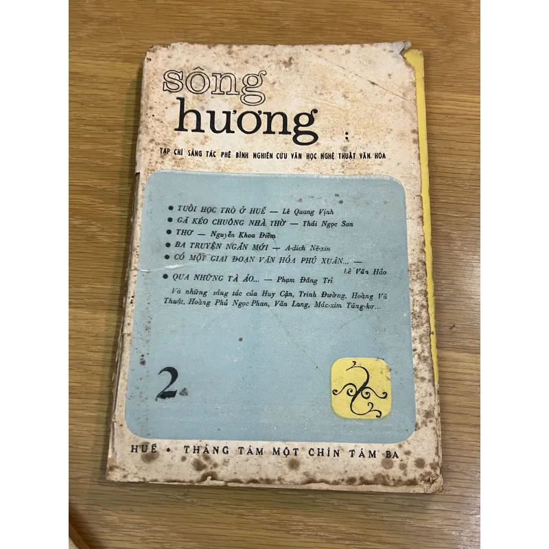 Tạp Chí Sông Hương (Huế) Số 1,2,3,4 (1983) 784822