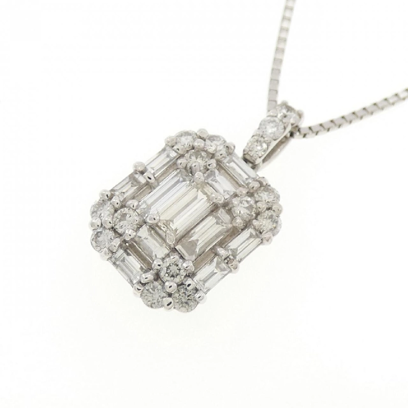 Dây chuyền kim cương PT900/PT850 0.54CT - Hàng hiệu Authentic 862547