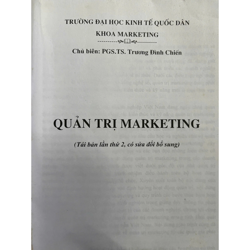 QUẢN TRỊ MARKETING 497251