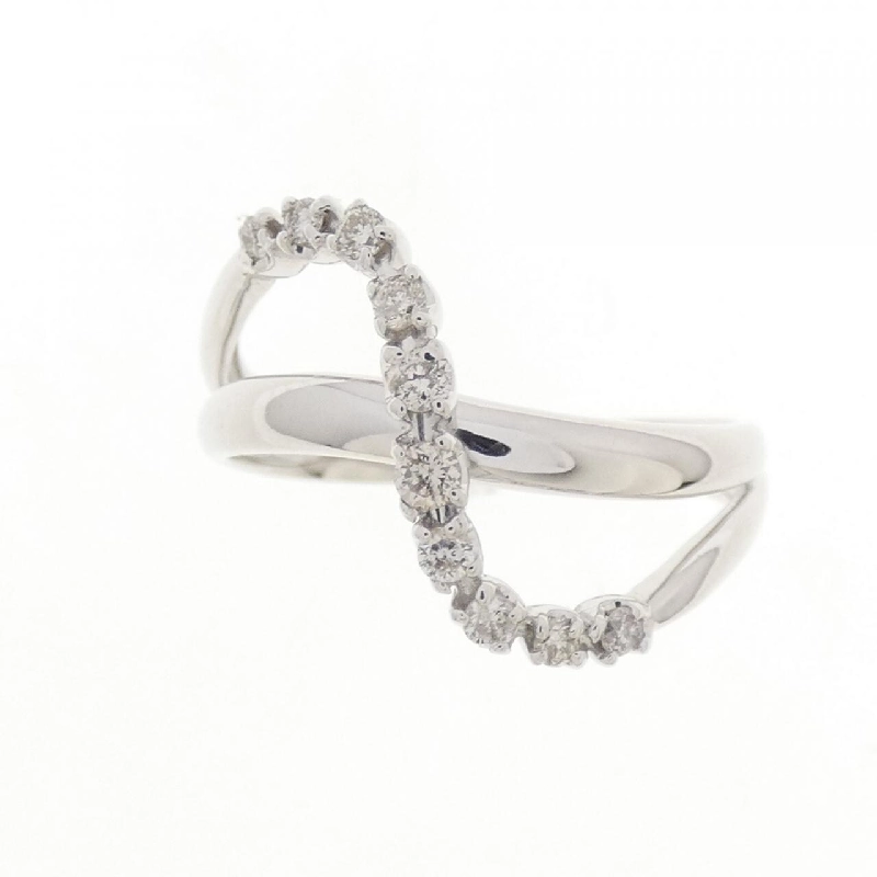 Nhẫn kim cương K18WG 0.14CT 670068