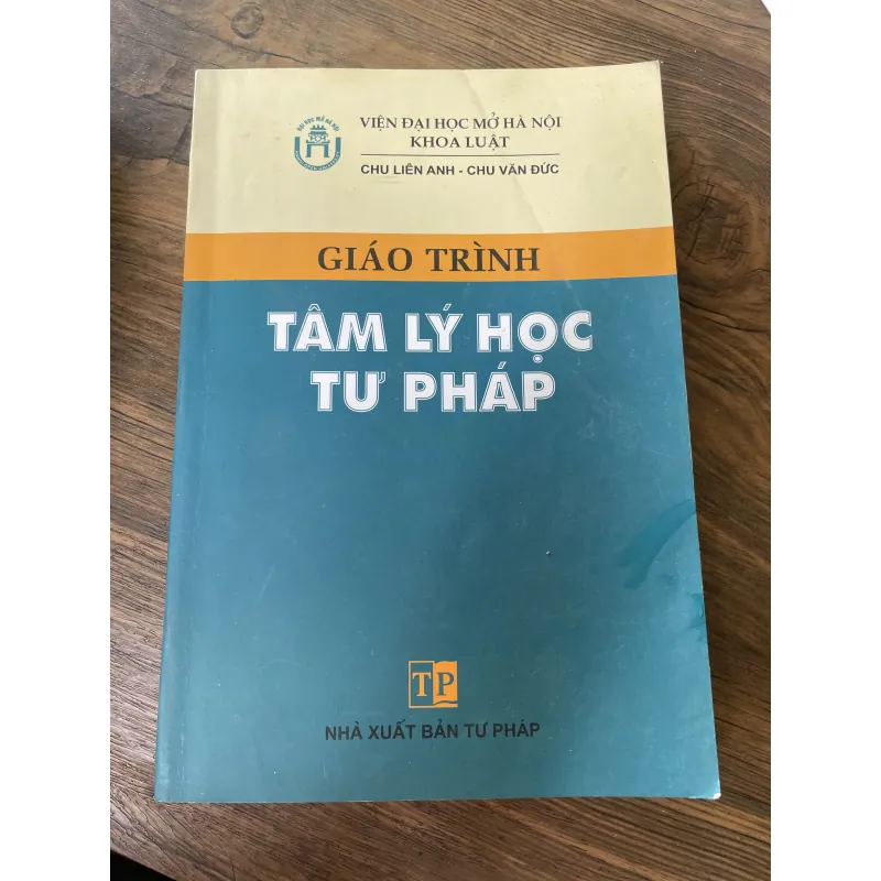Giáo trình tâm lý học tư pháp - sách luật Việt Nam , Khổ lớn  968737