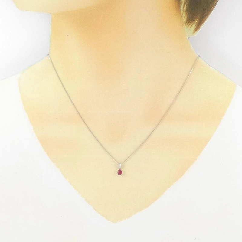 Dây chuyền Ruby 0.34CT - Hàng hiệu Authentic 868451
