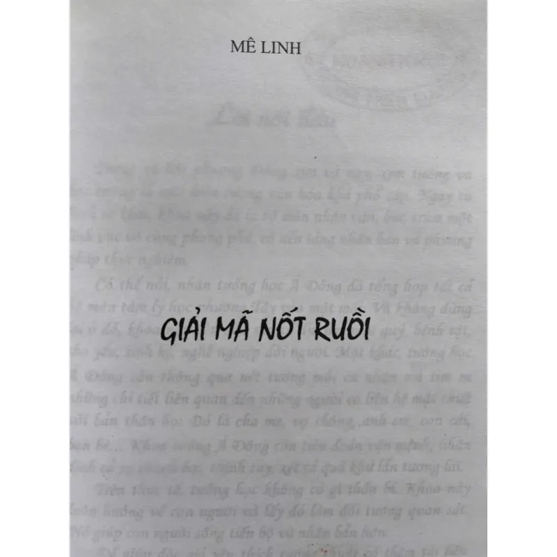 GIẢI MÃ NỐT RUỒI 759880