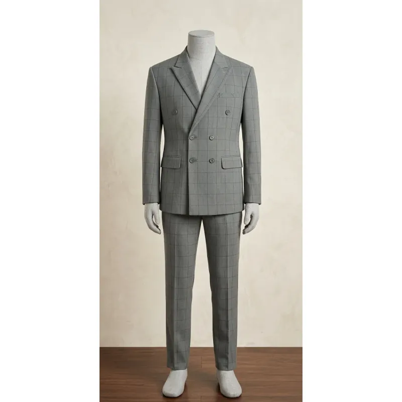 Vest nam xám thanh lịch – form chuẩn dáng đẹp - size L 1009595