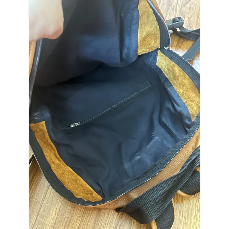 Balo nam 30x46x15 da thật 2hand 992646