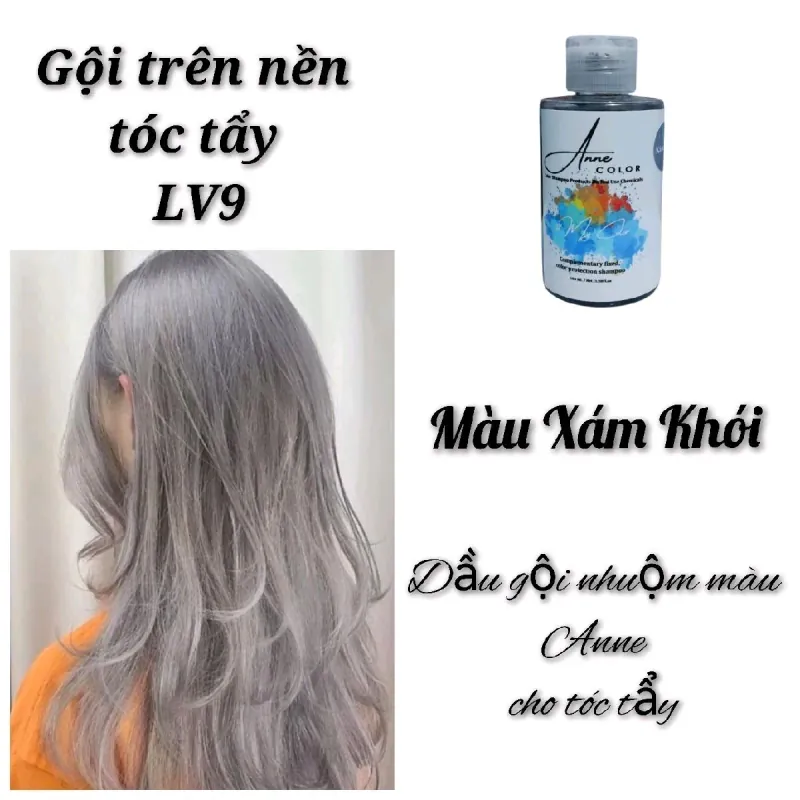 Dầu Gội Bù Màu Anne Đổi Màu Tóc Tẩy (Nền Tóc LV9) Màu Khói 761467