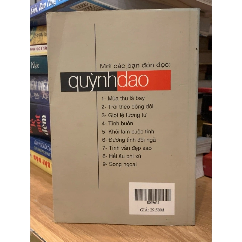 Giã từ kiếp long đong -Quỳnh dao 757111