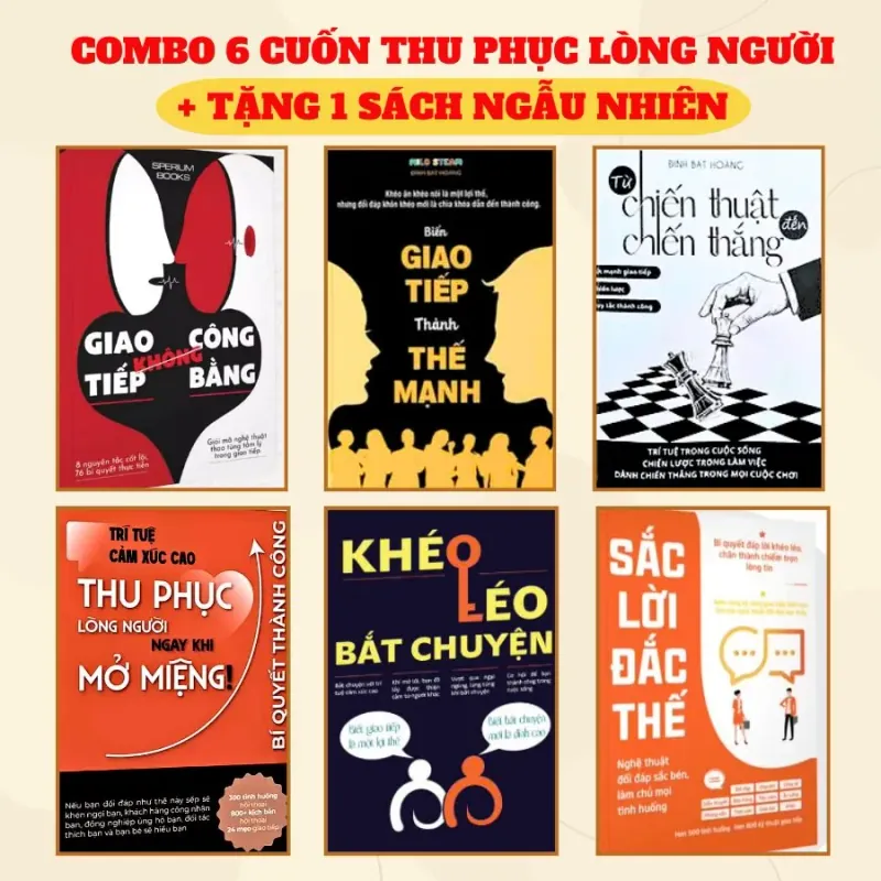 Combo 6 sách 605348