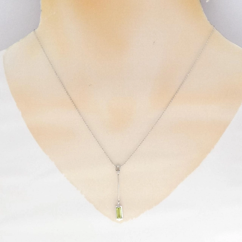 PT900/PT850 Peridot Necklace - Hàng hiệu Authentic 857139