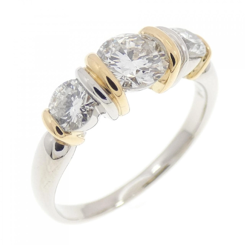 Nhẫn kim cương PT900/K18YG 1.04CT - Hàng hiệu Authentic 850432