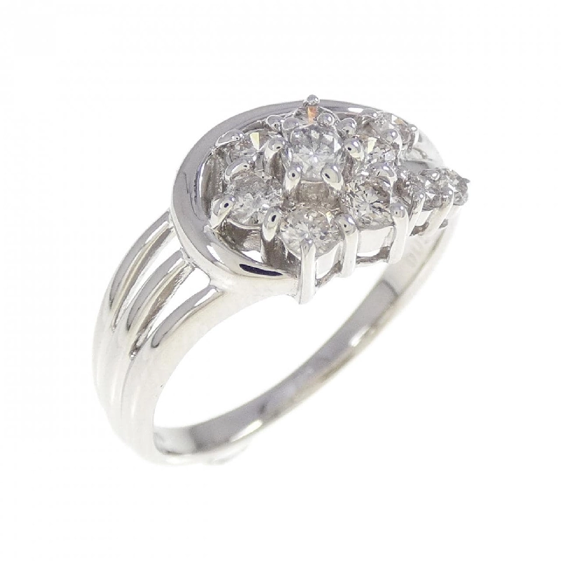 Nhẫn kim cương hoa PT900 0.50CT - Hàng hiệu Authentic 853684