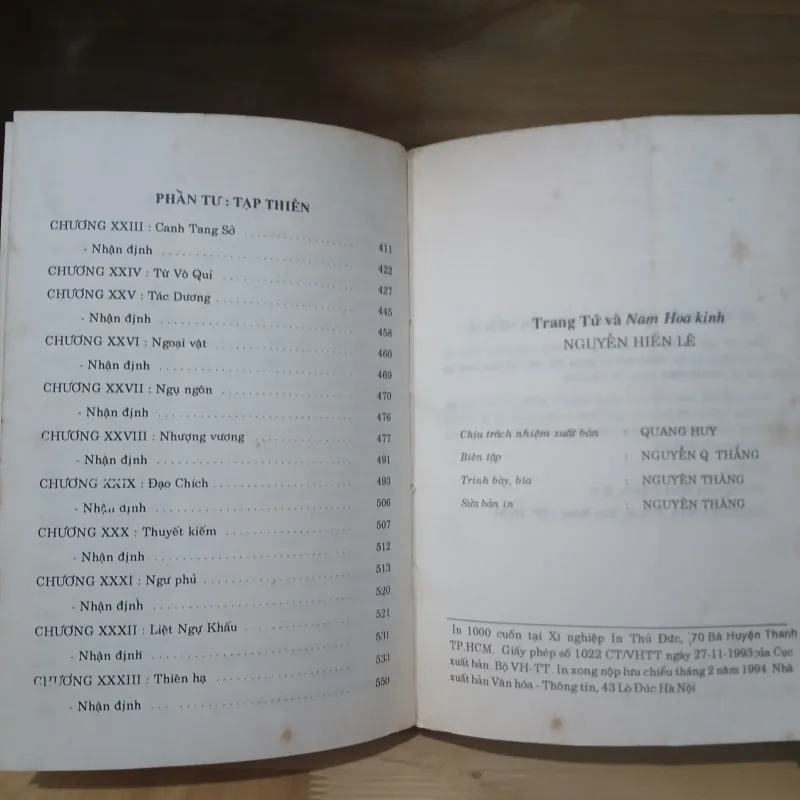 Trang Tử Và Nam Hoa Kinh - Nguyễn Hiến Lê 1020889