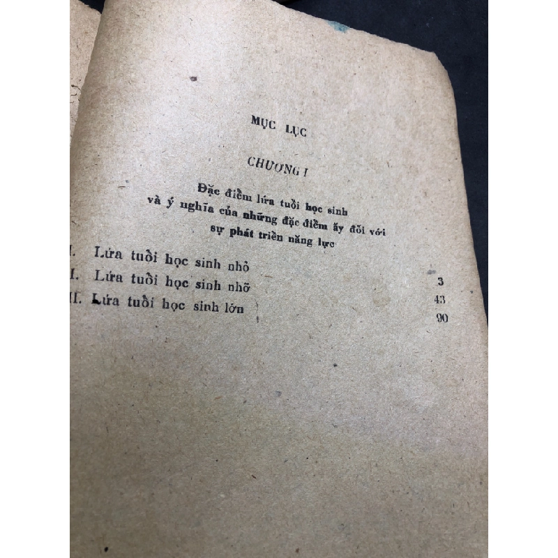 Năng lực trí tuệ và lứa tuổi tập 1mới 50% ố nặng ẩm có dấu mộc và viết nhẹ trang đầu 1978 N. X. Laytex HPB0906 SÁCH KỸ NĂNG 164205