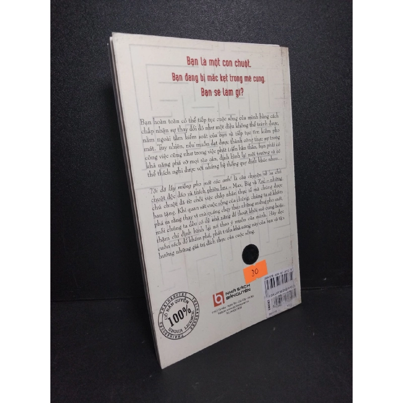 Tôi đã lấy miếng pho mát của anh ! mới 80% ố bẩn 2011 Deepak Malhotra HCM2103 KỸ NĂNG 918726