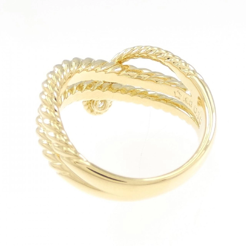 Nhẫn kim cương K18YG 0.18CT 668063