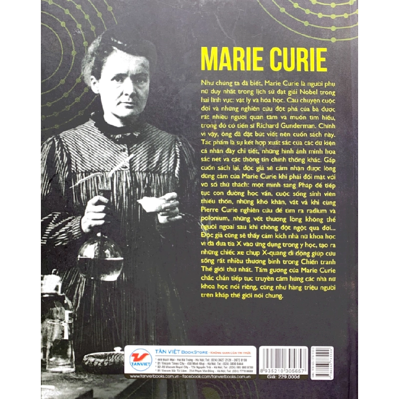 Những Trí Tuệ Vĩ Đại - Marie Curie Nhà Nữ Khoa Học Tiên Phong, Người Đạt Giải Nobel, Người Khám Phá Ra Chất Phóng Xạ (Bìa Cứng) - Tiến Sĩ Richard Gunderman 295905