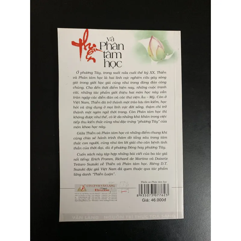 (Sách cũ) Thiền và Phân tâm học - D.T. Suzuki, Erich Fromm, R. De Martino 974343