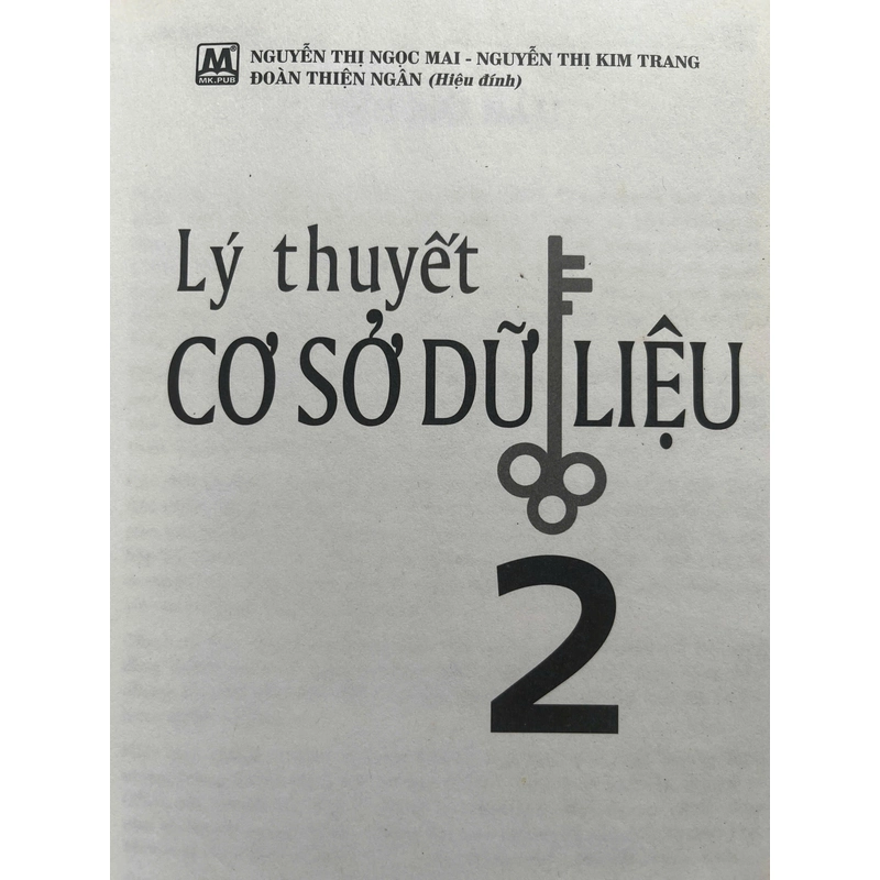 LÝ THUYẾT CƠ SỞ DỮ LIỆU(Tập 2) 534066
