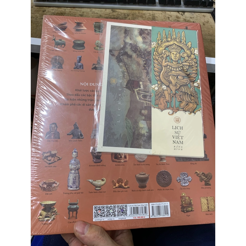 Lịch sử việt nam bằng hình. Mới nguyên seal. Bìa cứng 446542