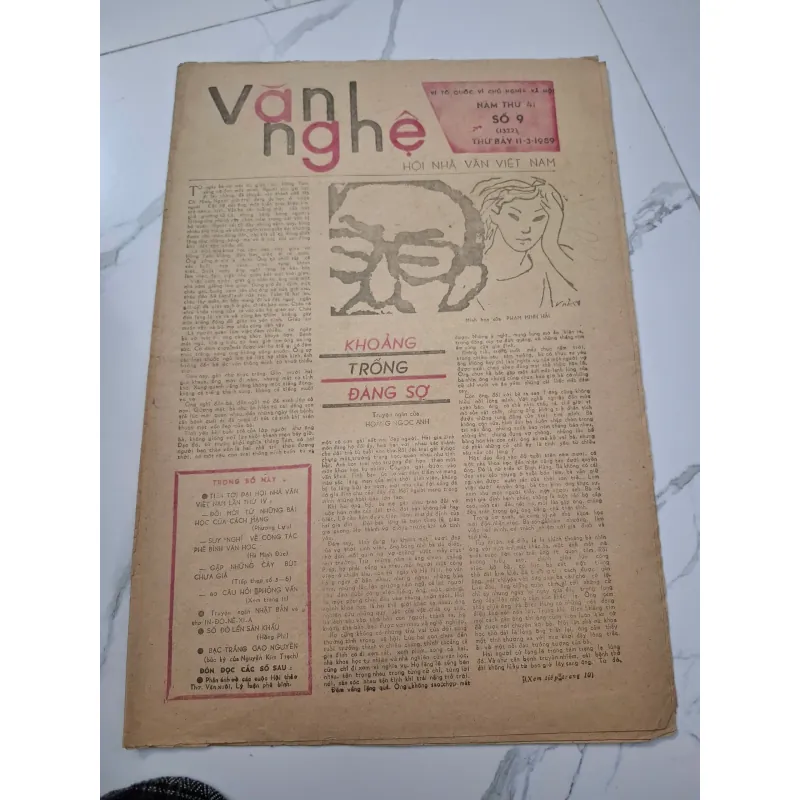 Văn Nghệ Số 9 (11/3/1989) - Nhiều tác giả - Báo văn học 961769