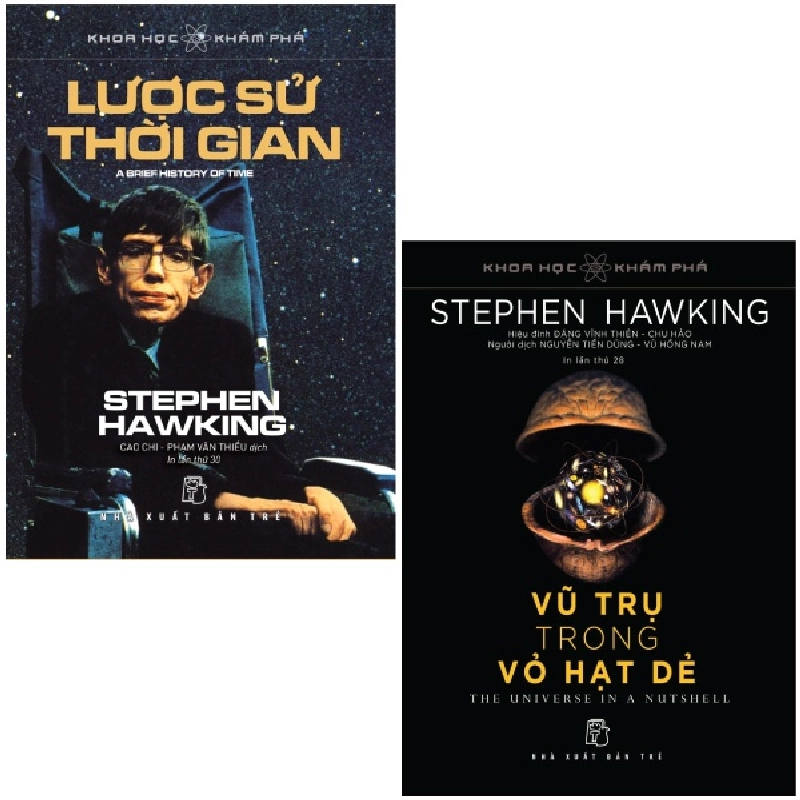 Combo Sách Lược Sử Thời Gian Và Vũ Trụ Trong Vỏ Hạt Dẻ (Bộ 2 Cuốn) (2022) - Stephen Hawking 744167