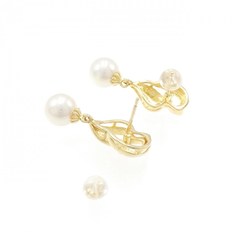 K18YG Bông tai ngọc trai Akoya 7.7mm - Hàng hiệu Chính hãng 867274