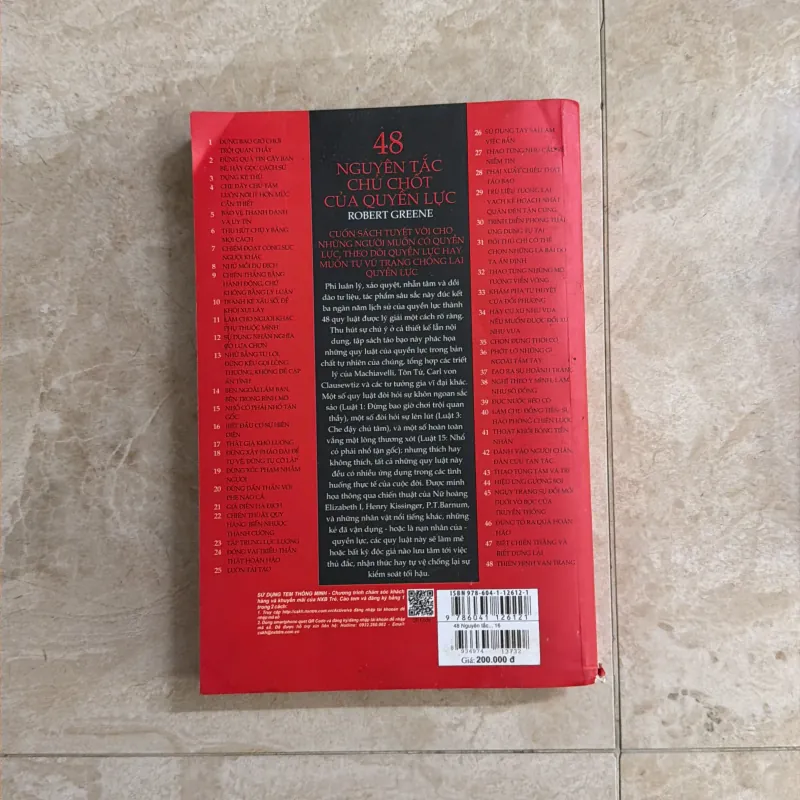 48 NGUYÊN TẮC CHỦ CHỐT CỦA QUYỀN LỰC 781677
