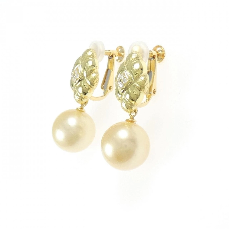 K18YG Bạch Ngọc Trai Bông Tai 10.4mm - Hàng hiệu Chính hãng 869786