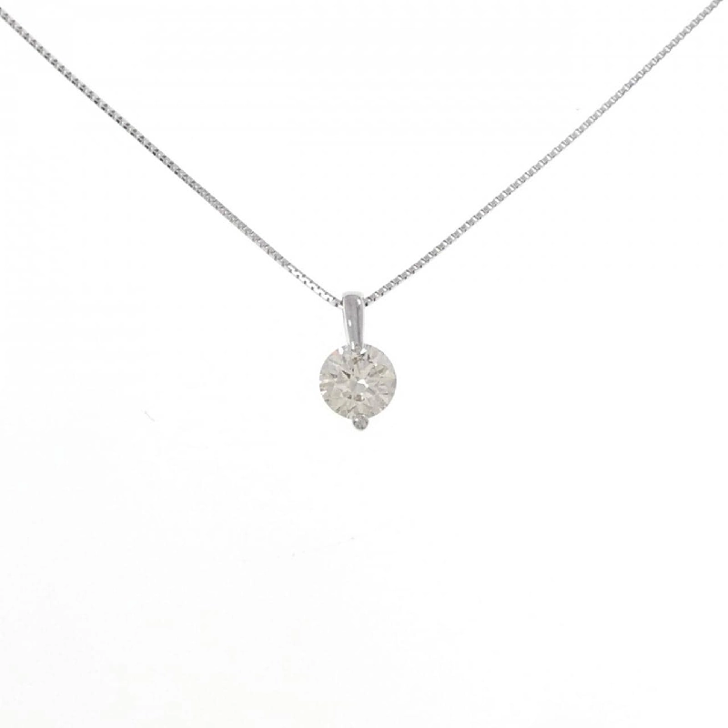 Dây chuyền kim cương Solitaire PT950/PT850 0.576CT - Hàng hiệu Chính hãng 857449