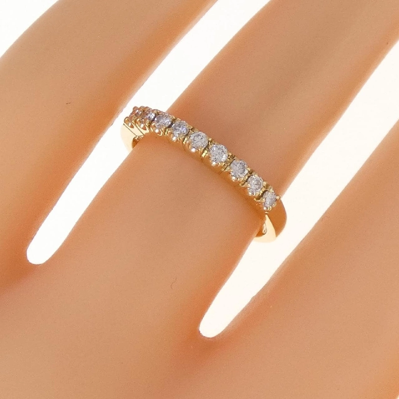 Nhẫn kim cương K18YG 0.19CT 673707