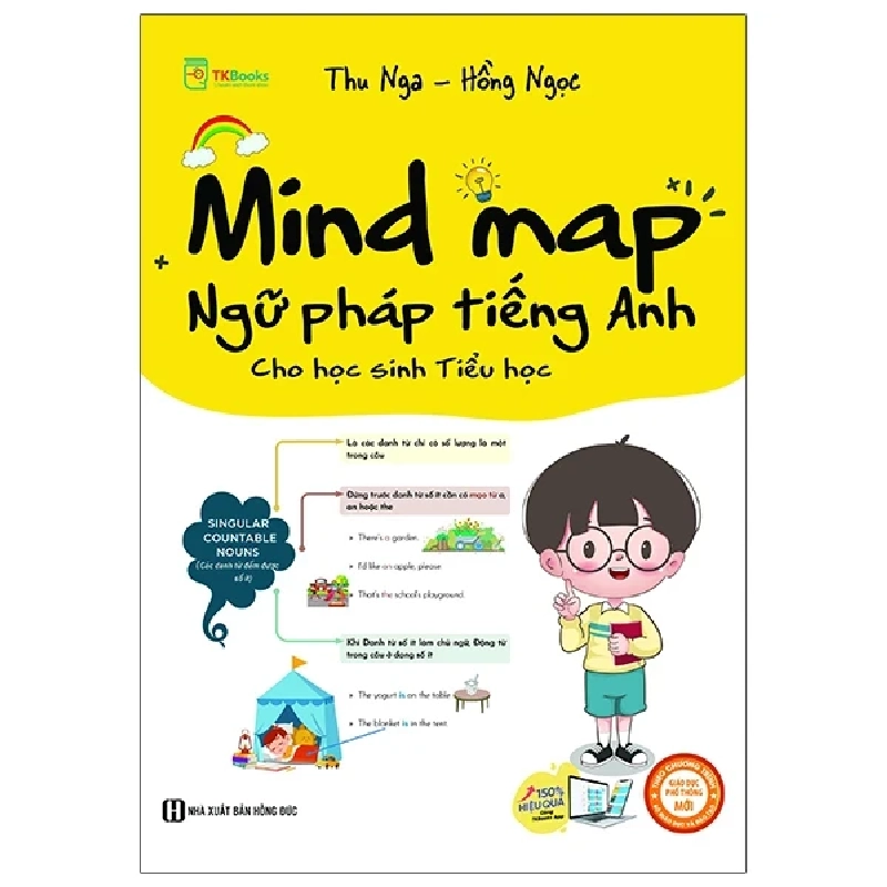 Mind Map Ngữ Pháp Tiếng Anh Cho Học Sinh Tiểu Học - Thu Nga, Hồng Ngọc 280749