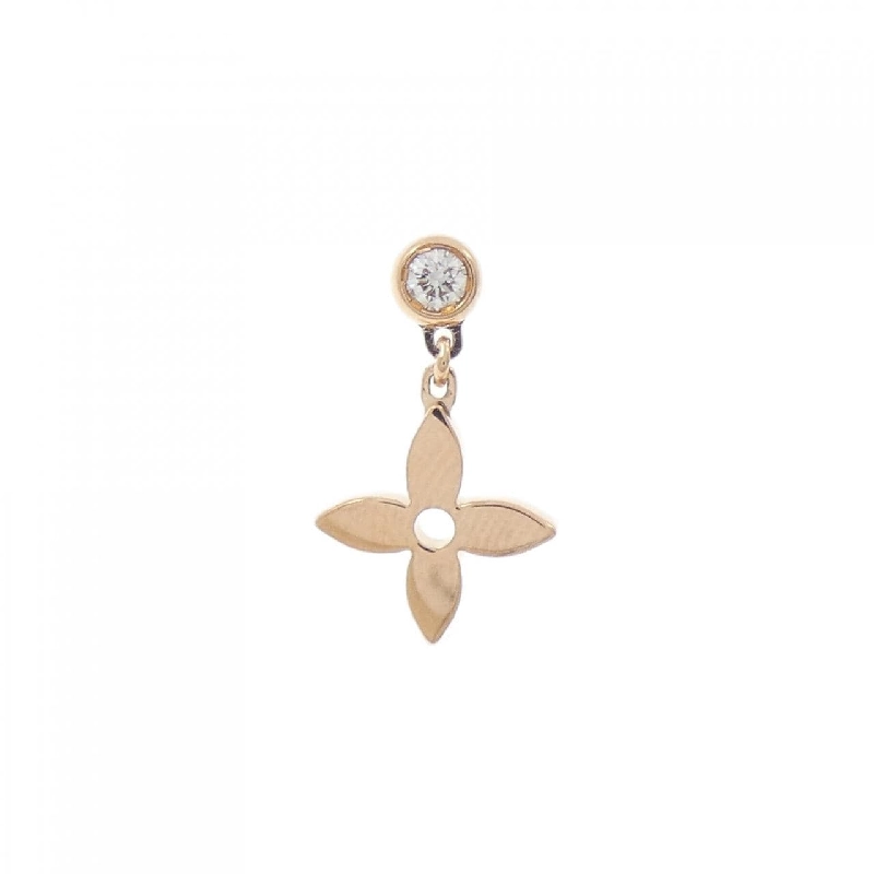 Bông tai Louis Vuitton Pous Monogram Idylle một bên - Hàng hiệu Authentic 843399