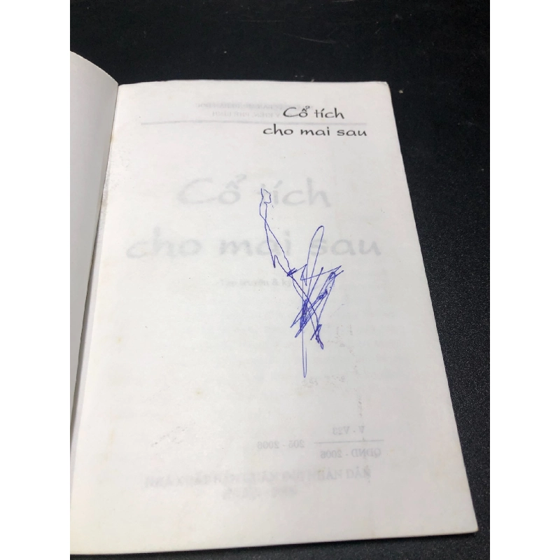Cổ tích cho mai sau Hoàng Gia Cương 2006 bẩn bìa ố vẽ bút bi new 80% HCM0601 văn học 912839