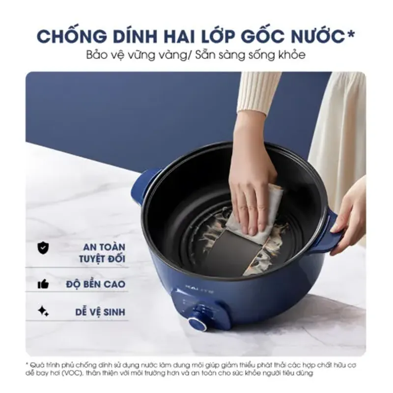 Nồi lẩu điện đa năng KALITE KL568 dung tích 6L cao cấp mới 100% 573248