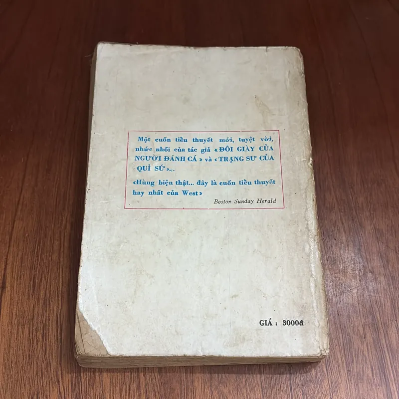 II Tựa sách: Ông Đại Sứ - MORRIS L. WEST - 1989 603057
