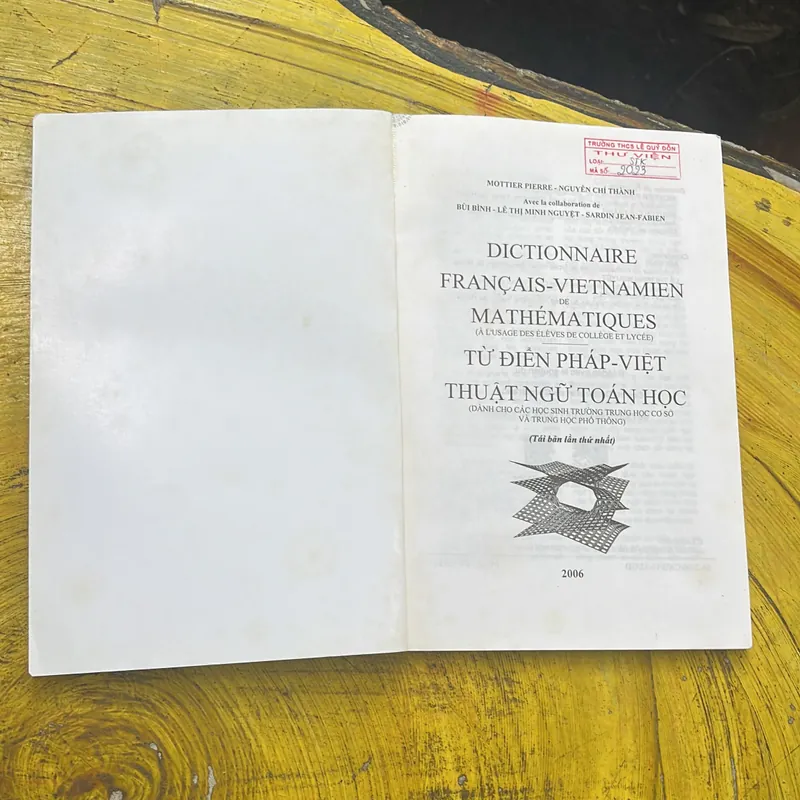 COMBO TỪ ĐIỂN VIỆT - PHÁP & TỪ ĐIỂN PHÁP -  VIỆT THUẬT NGỮ TOÁN HỌC 697854
