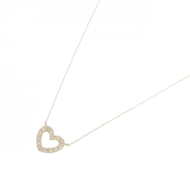 K10YG Dây chuyền hình trái tim kim cương 0.10CT - Hàng hiệu Chính hãng 860313