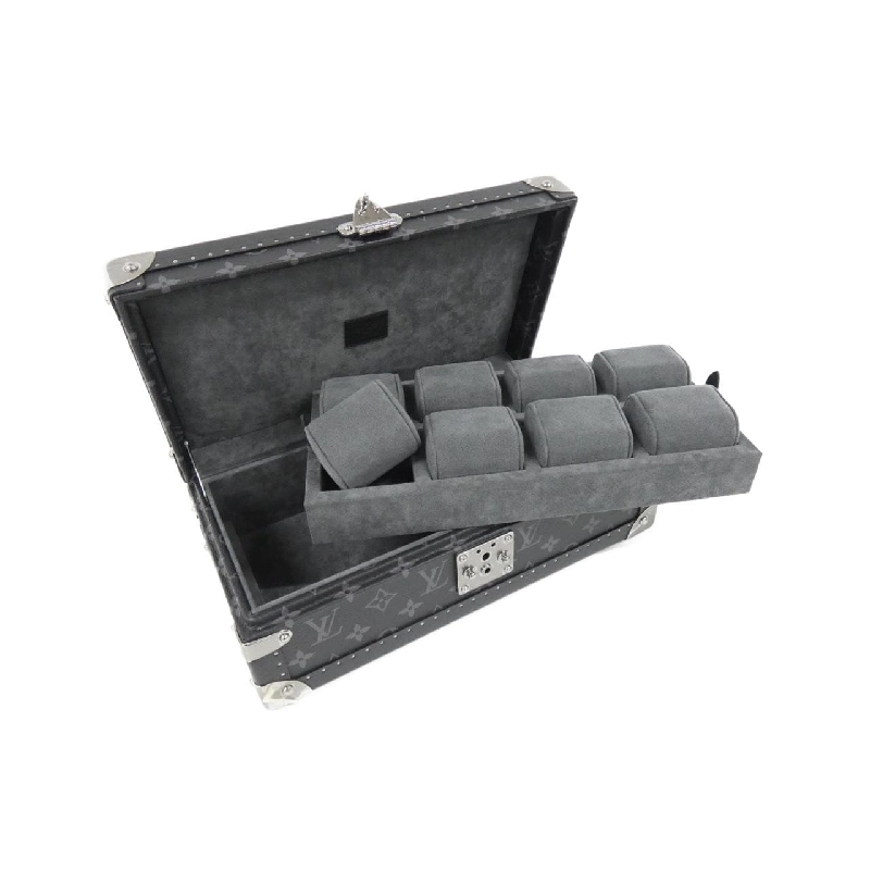 Bộ sưu tập Louis Vuitton Monogram Eclipse Coffret 8 Montre M20016 Hộp đồng hồ 625158