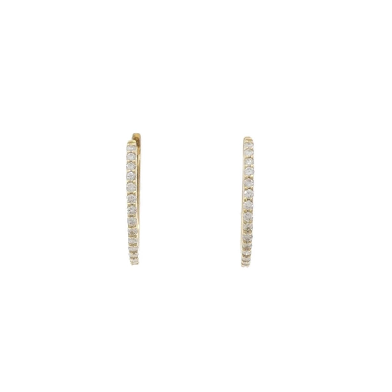 K18YG Bông tai kim cương 0.30CT - Hàng hiệu Chính hãng 869272