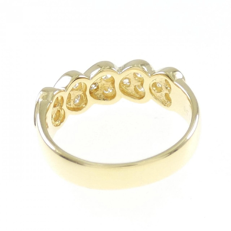 Nhẫn kim cương hình trái tim K18YG 0.50CT 670738